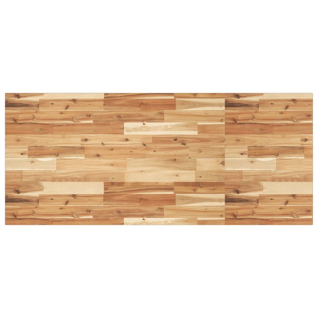 Bathroom Vanity Top Oil Finished 120x60x2 cm Solid Wood Acacia - Merlin Deals