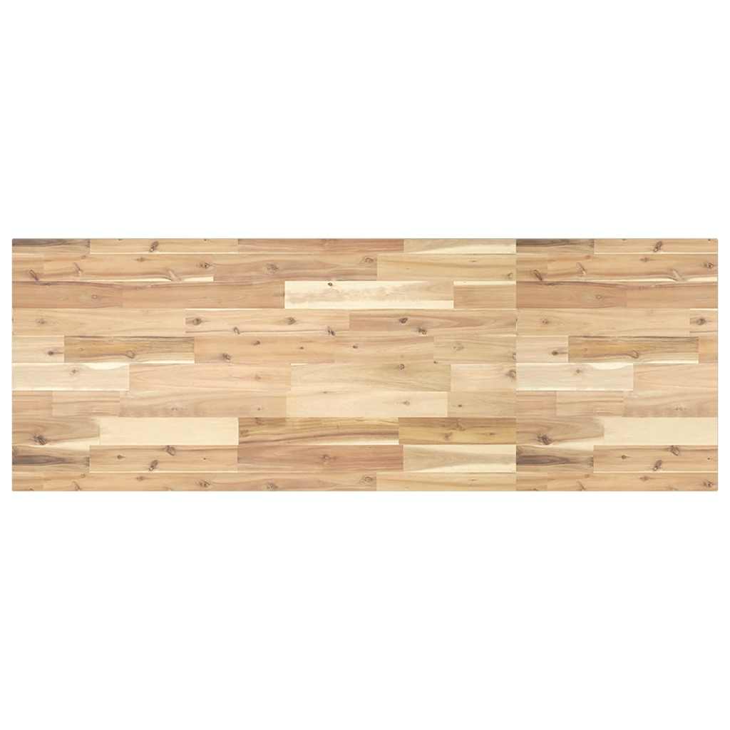 Desk Top Untreated 140x50x2 cm Solid Wood Acacia - All Things Good
