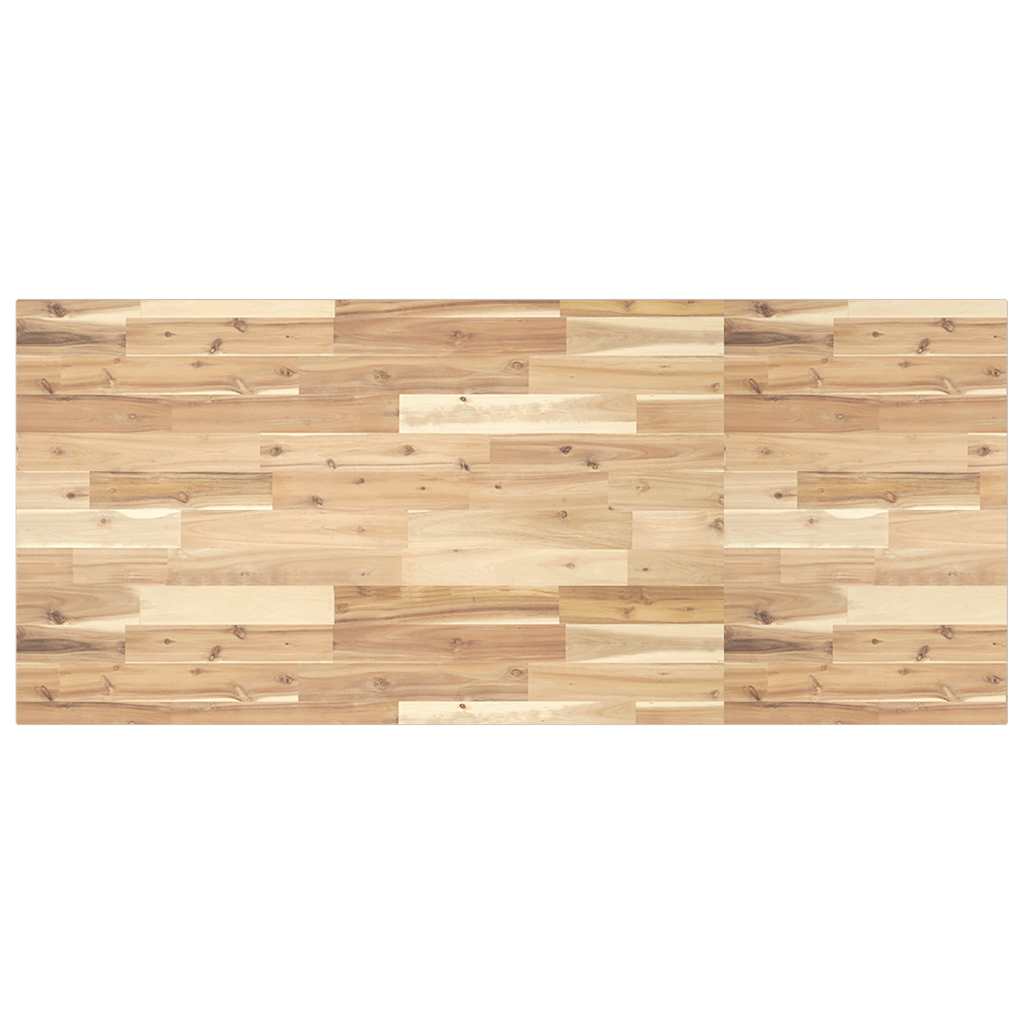 Desk Top Untreated 140x60x2 cm Solid Wood Acacia - All Things Good