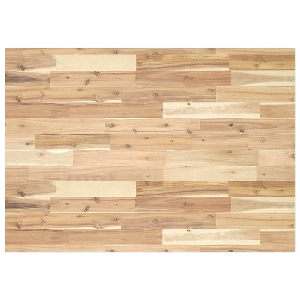 Desk Top Untreated 120x70x2 cm Solid Wood Acacia - Merlin Deals