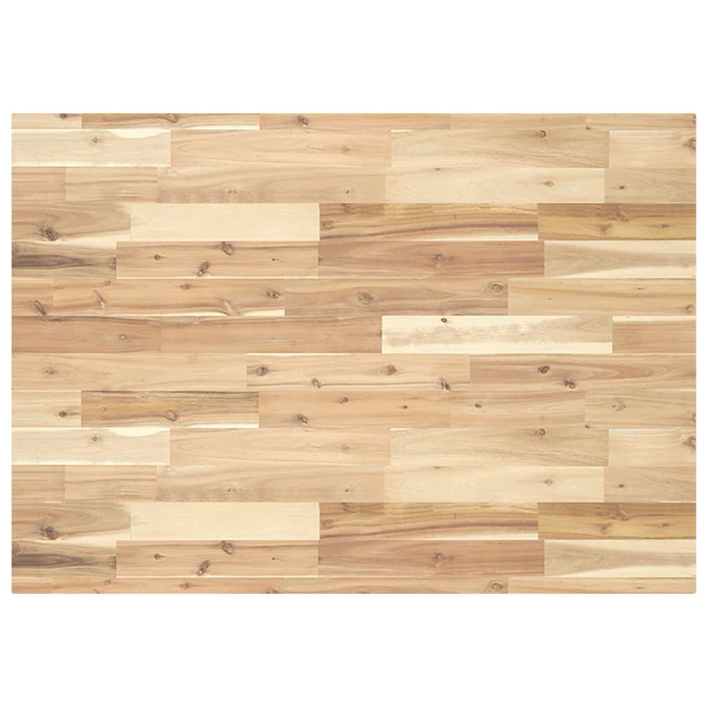 Desk Top Untreated 80x70x4 cm Solid Wood Acacia - Discount Dealers