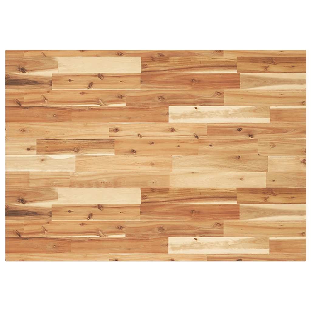 Desk Top Oil Finished 80x70x2 cm Solid Wood Acacia - Discount Dealers