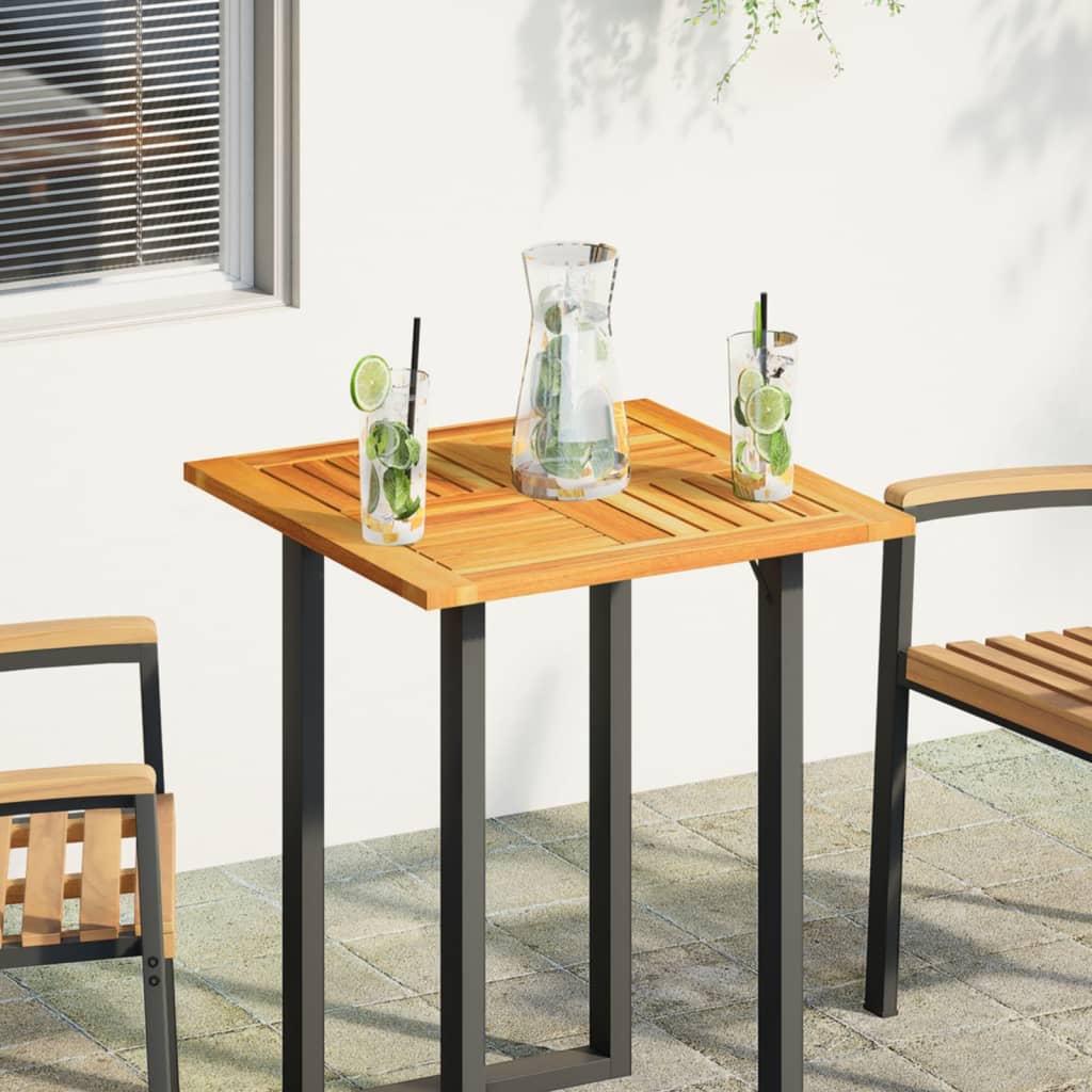 Table Top 60x60x2 cm Square Solid Wood Acacia - Sid & Sam