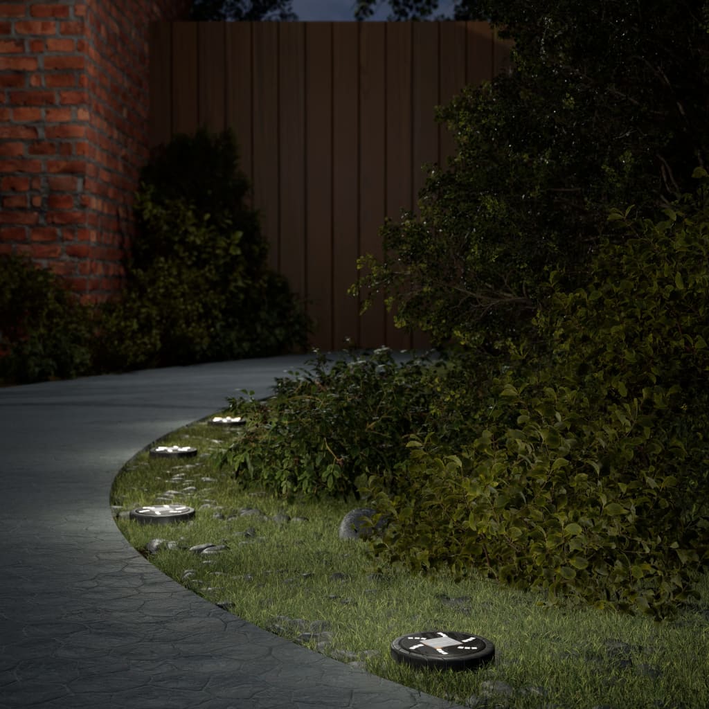 OSWOD Solar Ground Lights with Ground Spikes Outdoor 4 pcs Warm - White - Design Hut