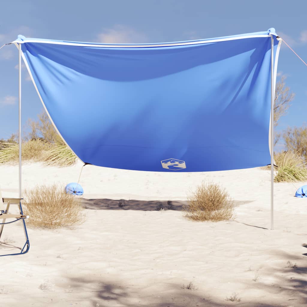 Beach Canopy with Sand Anchors Blue 304x300 cm - Charlotte Dunes