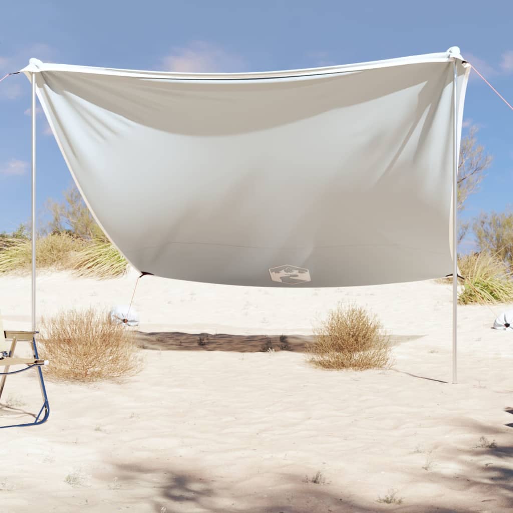 Beach Canopy with Sand Anchors Grey 304x300 cm - Charlotte Dunes