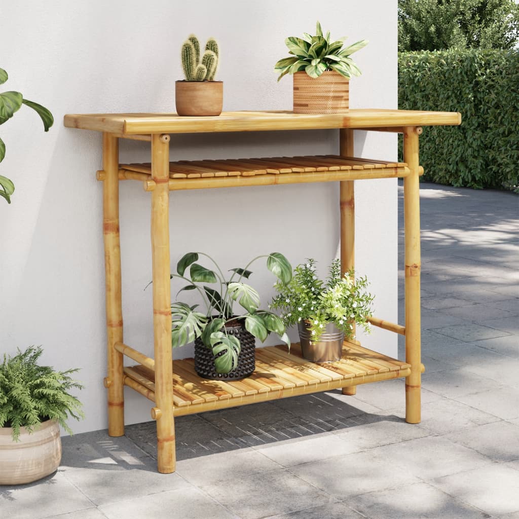Console Table 90x37x75 cm Bamboo - Decor Base