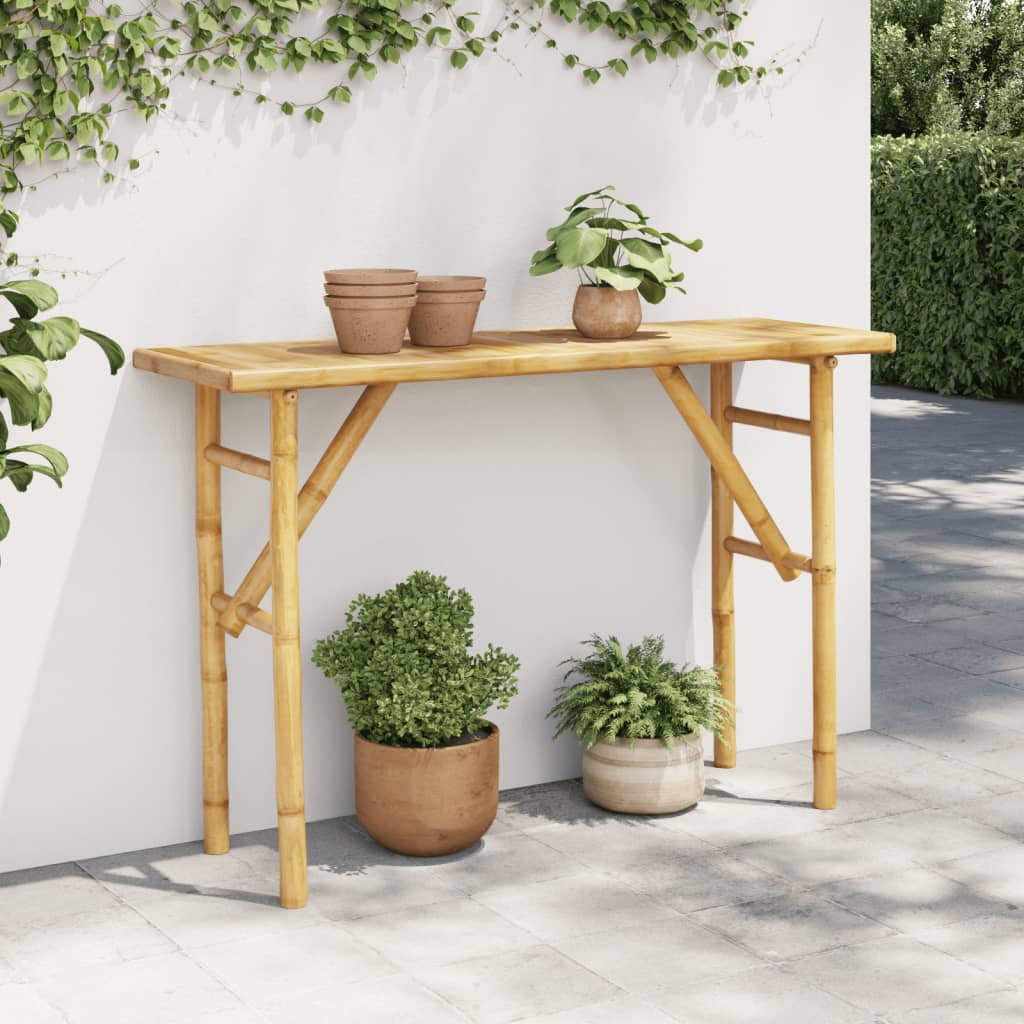 Console Table 115x39x75 cm Bamboo - Decor Base