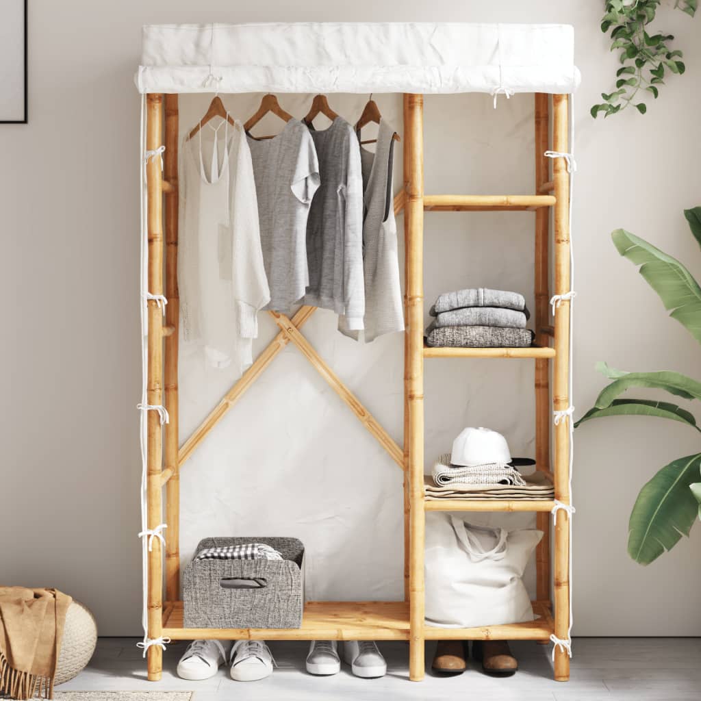 Wardrobe 110x45x170 cm Bamboo - Charlotte Dunes