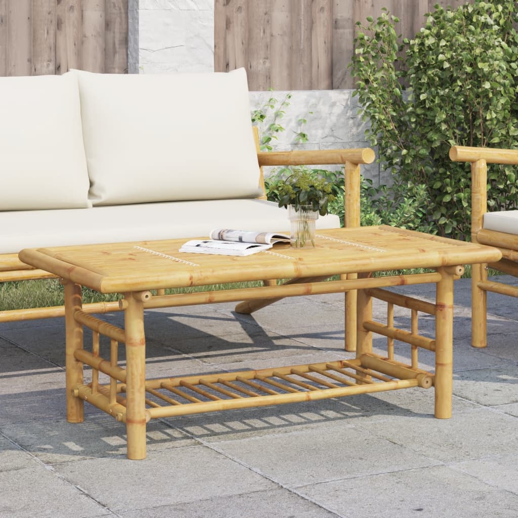 Coffee Table 110x55x45 cm Bamboo - vid-368046 - Design Hut