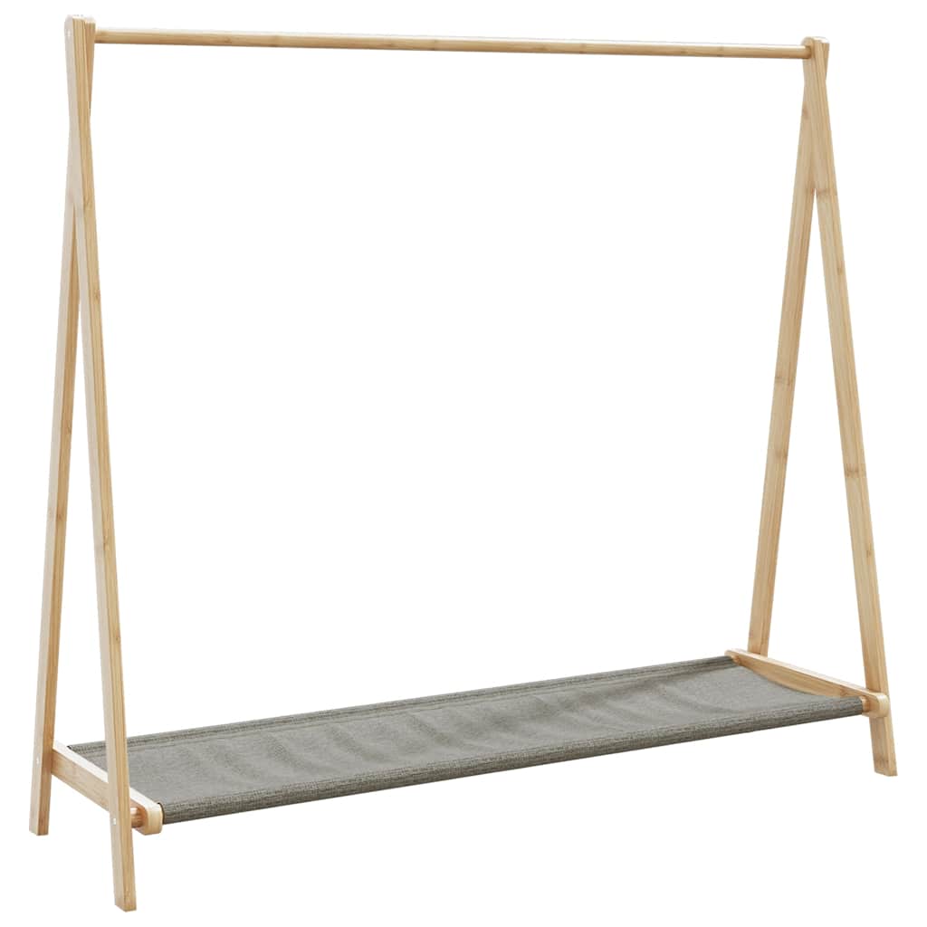 Clothes Rack with Shelves 106x34x102 cm Bamboo - Merkel Designers