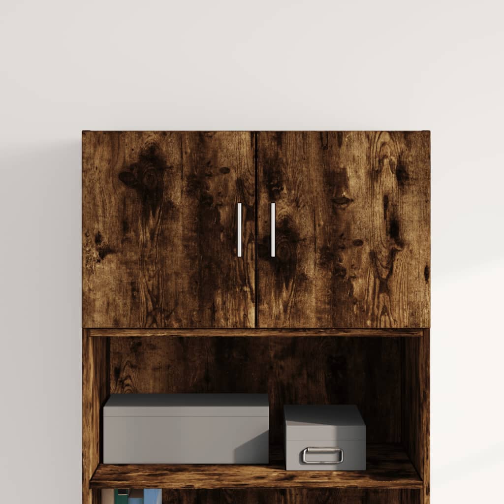 Wall Cabinet Smoked Oak 70x42.5x40 cm Engineered Wood - Design Hut