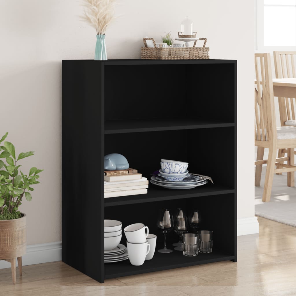 Sideboard Black 70x41x93 cm Engineered Wood - Direct Imports