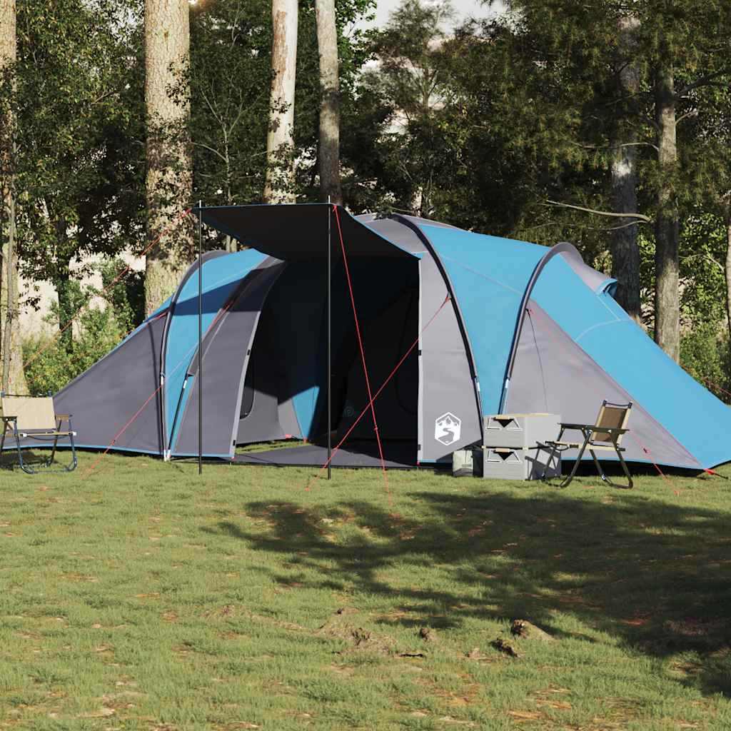 Family Tent Dome 6-Person Blue Waterproof - R and M Furniture