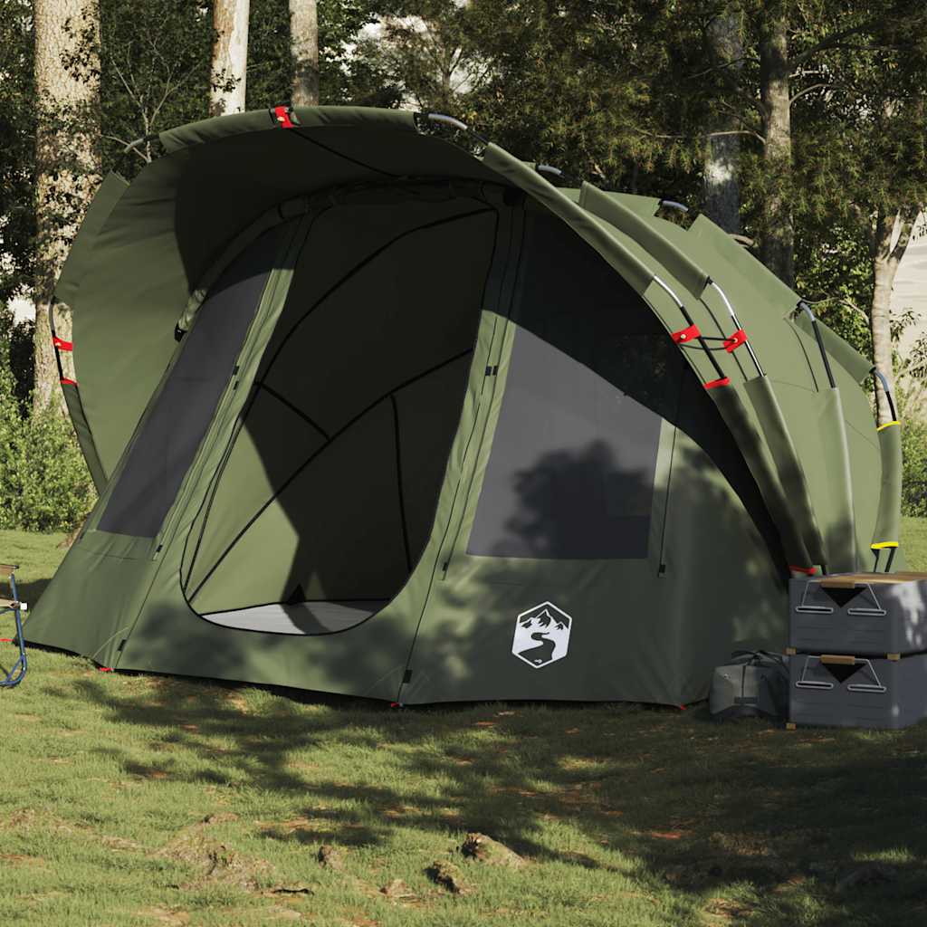 Fishing Tent 5-Person Olive Green Waterproof - All Things Good