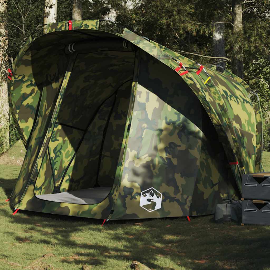 Fishing Tent 4-Person Camouflage Waterproof - R and M Furniture