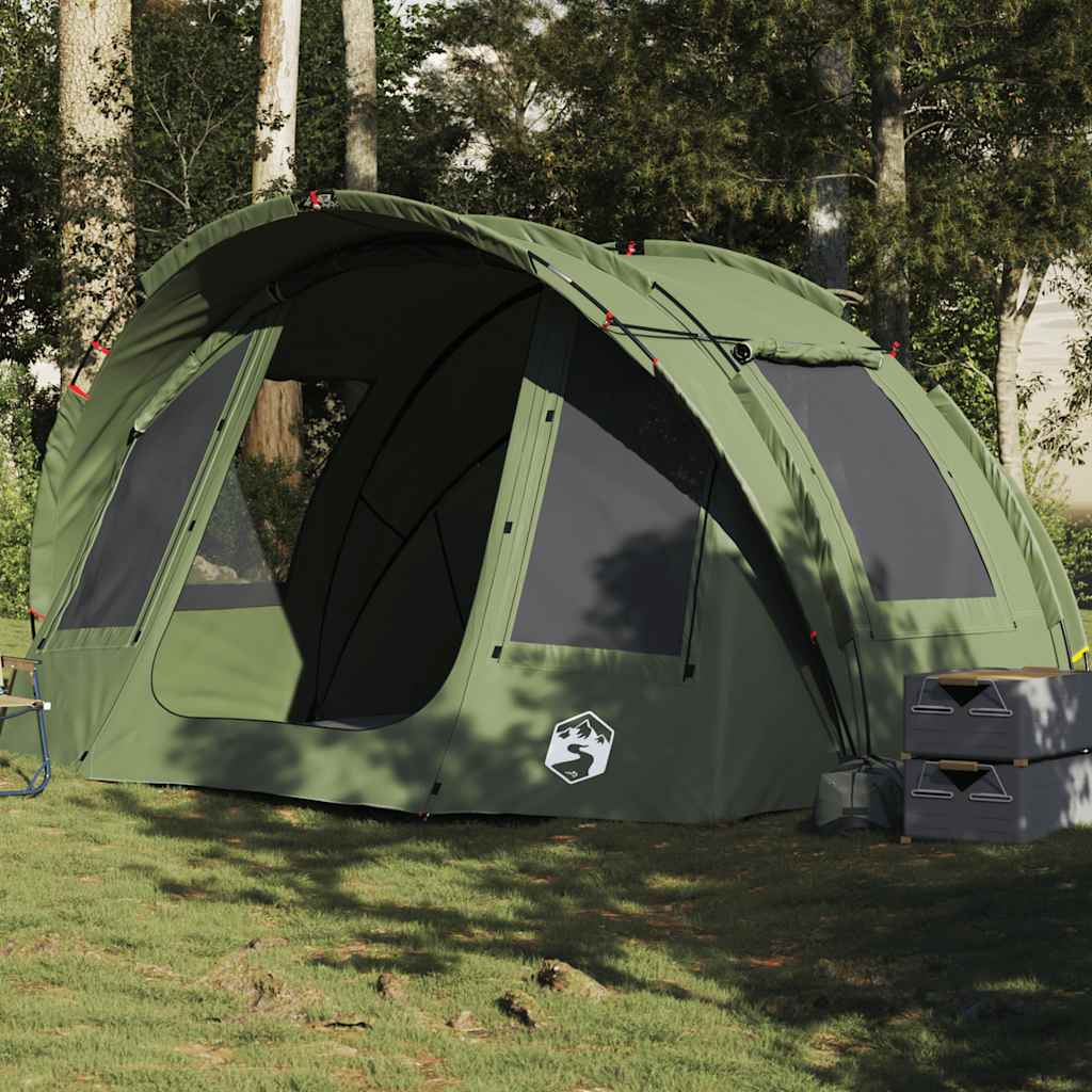 Fishing Tent 2-Person Olive Green Waterproof - Decor Base