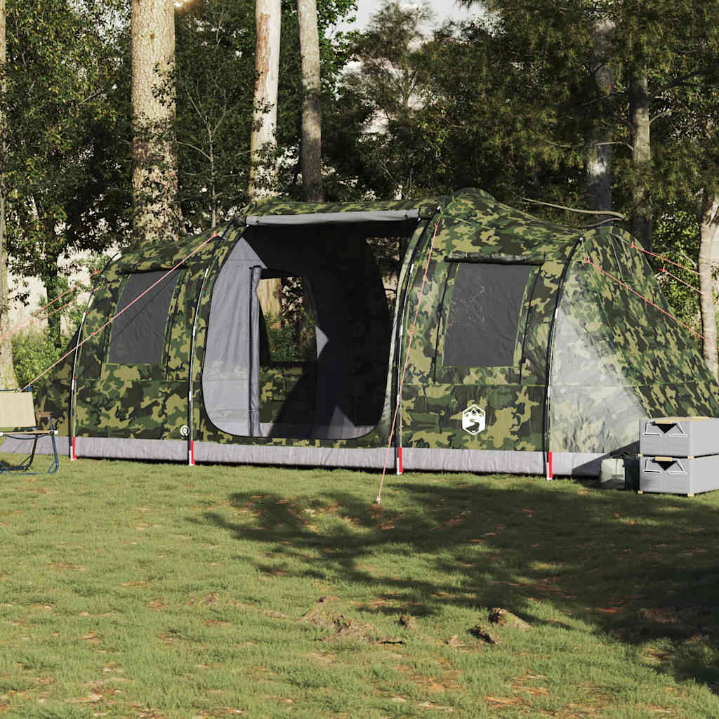 Camping Tent Tunnel 4-Person Camouflage Waterproof - Discount Dealers