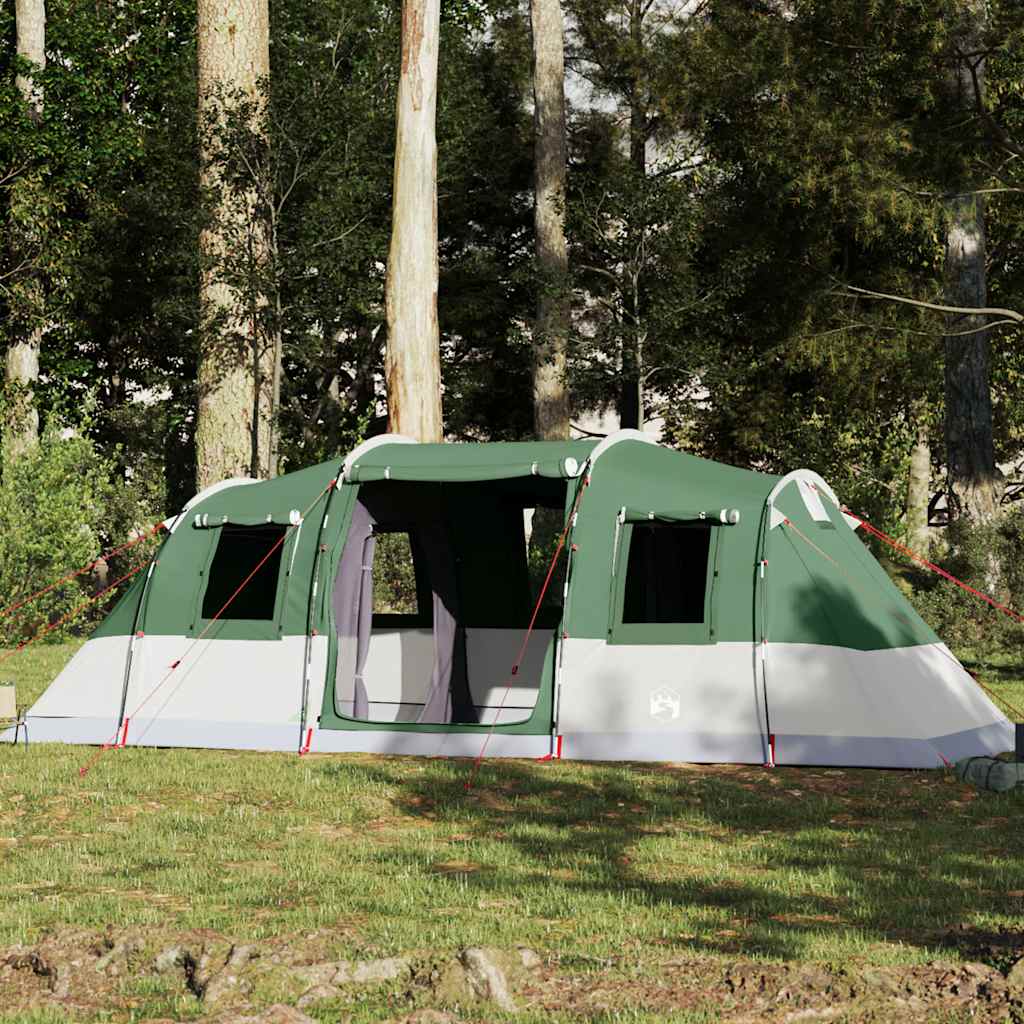 Family Tent Tunnel 6-Person Green Waterproof - Charlotte Dunes