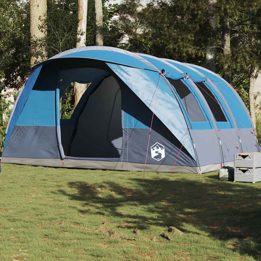 Camping Tent Tunnel 5-Person Blue Waterproof - Style and Chic