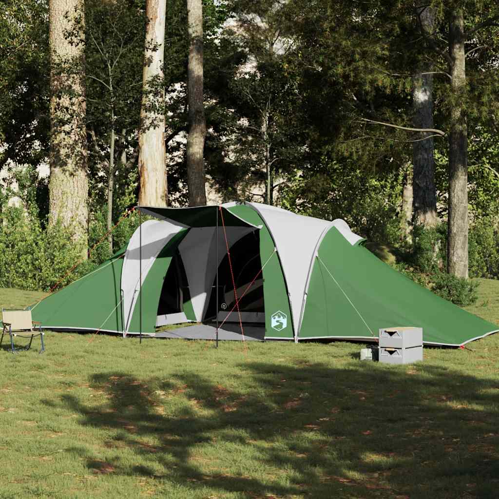 Family Tent Dome 6-Person Green Waterproof - Direct Imports