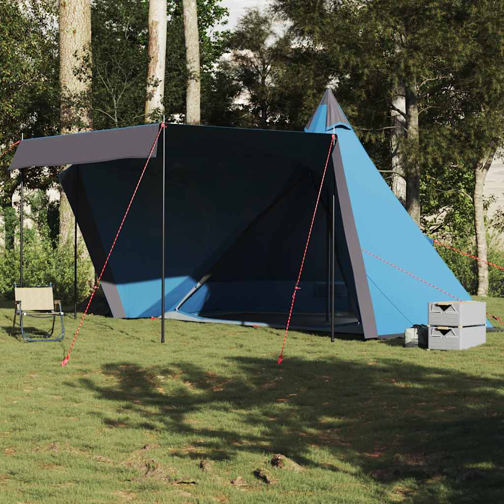 Family Tent Tipi 6-Person Blue Waterproof - Millennium Furniture