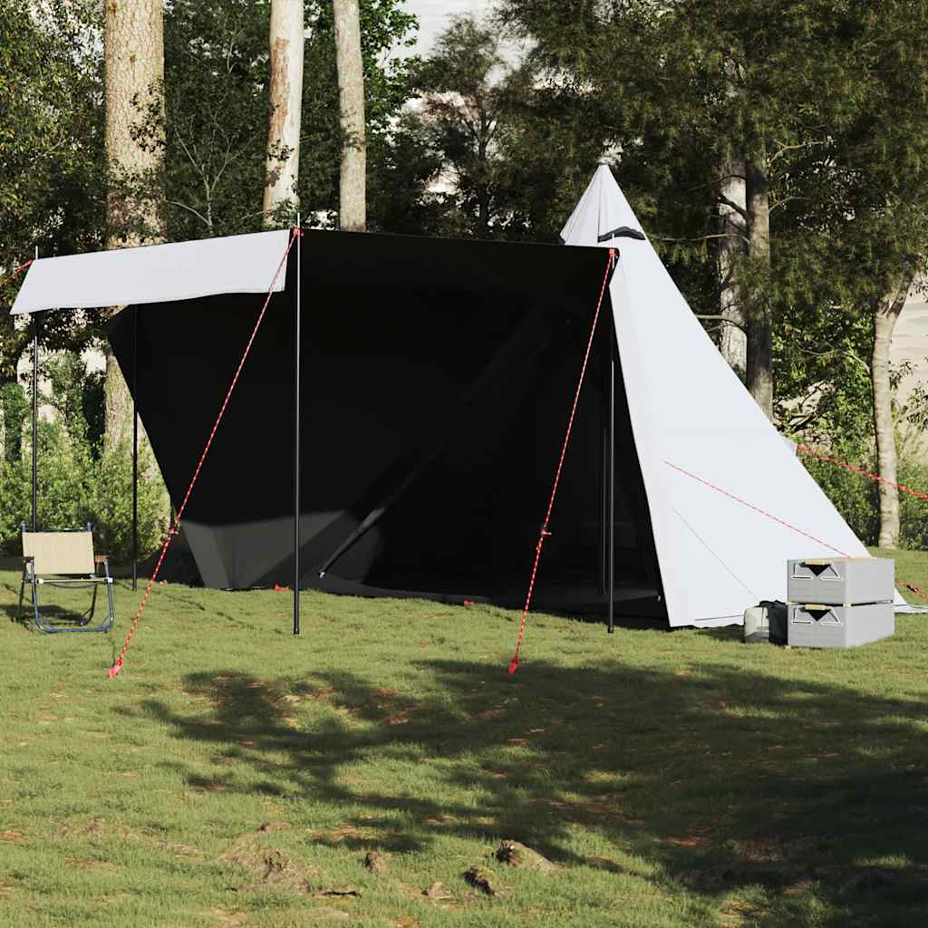 Family Tent Tipi 6-Person White Blackout Fabric Waterproof - The Home Maker