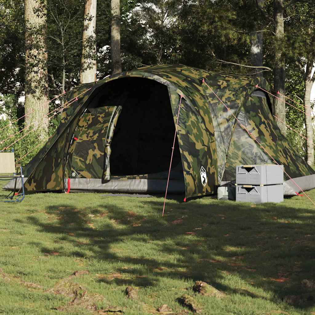 Family Tent Dome 6-Person Camouflage Waterproof - Unbeatable Bargains