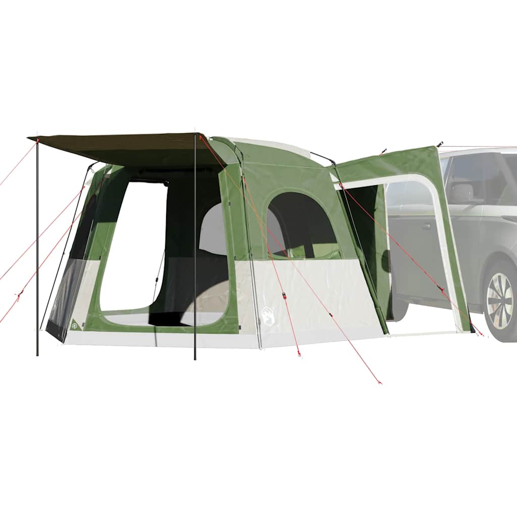 Car Tent 4-Person Green Waterproof - vid-4009491 - Charlotte Dunes