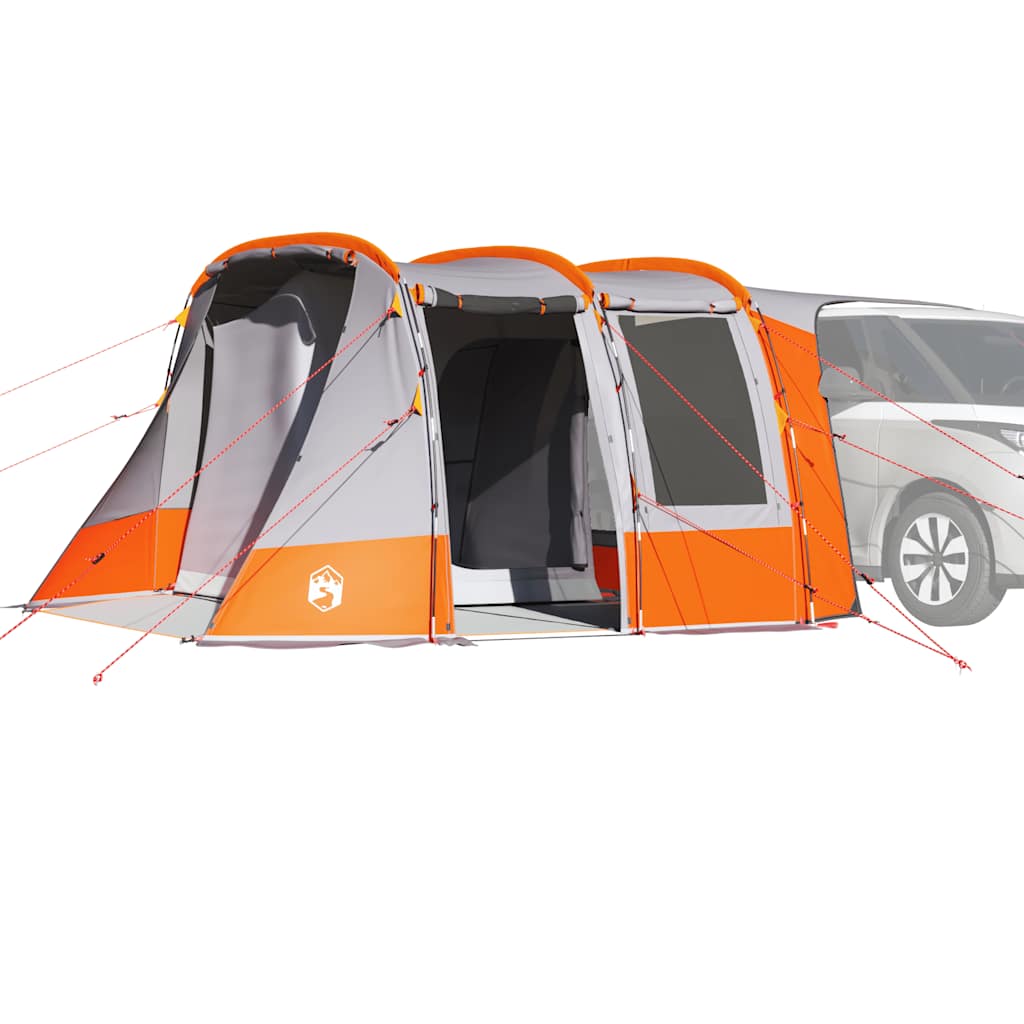 Car Tent Grey and Orange Waterproof - All Things Good