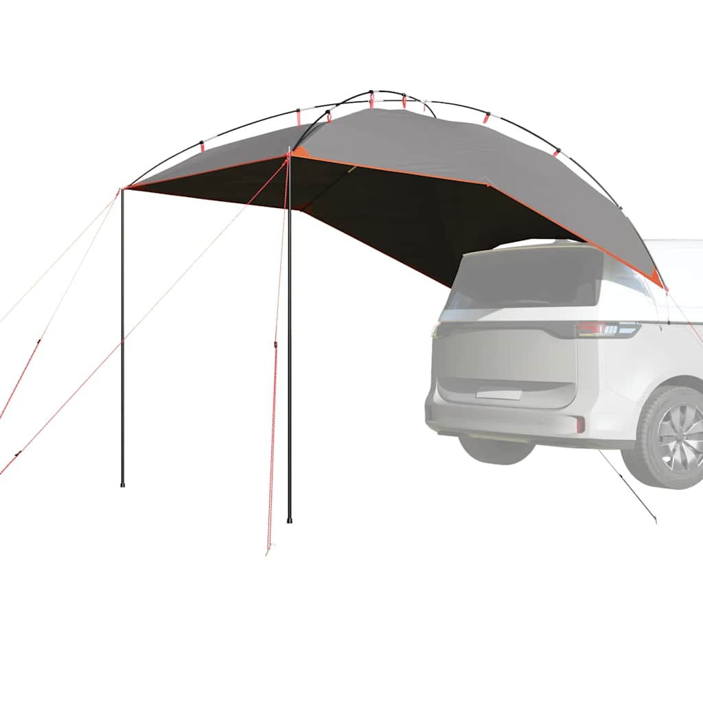 Car Tent Grey and Orange Waterproof - Merkel Designers