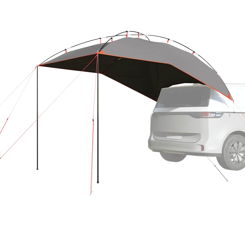 Car Tent Grey and Orange Waterproof - Sid & Sam