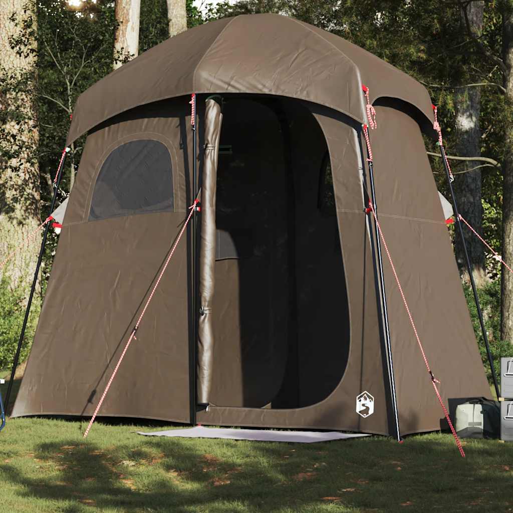 Shower Tent 2-Person Brown Waterproof - Charlotte Dunes