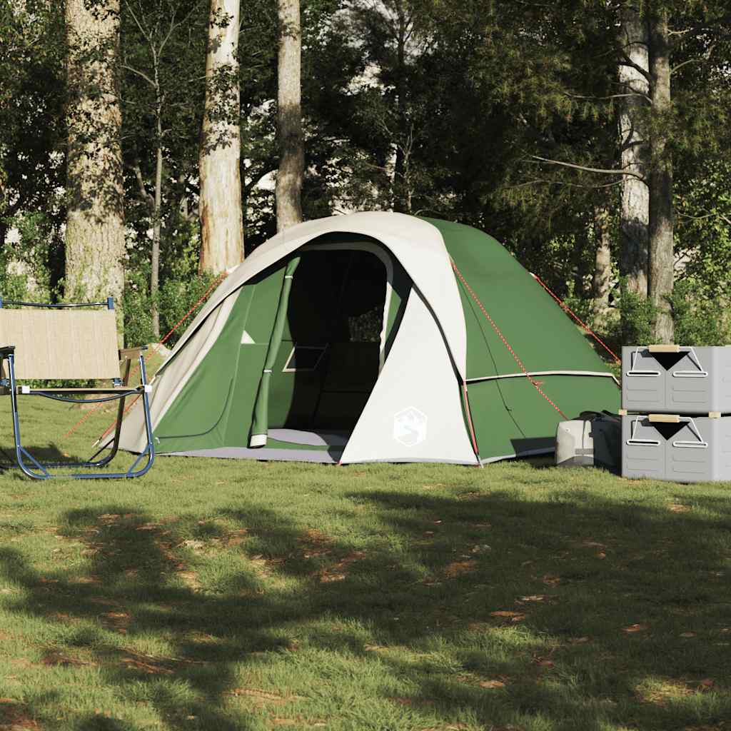 Family Tent Cabin 6-Person Green Waterproof - All Things Good