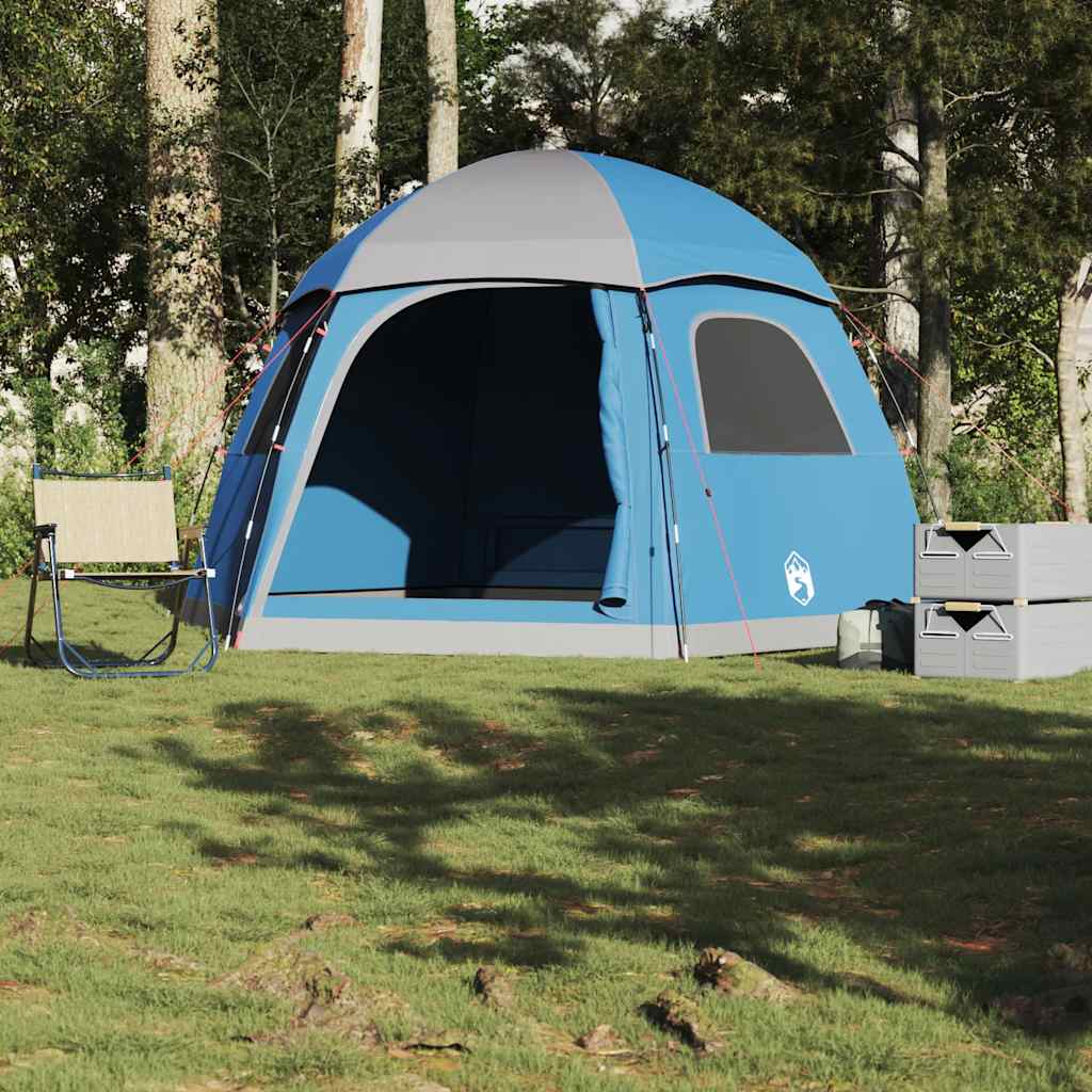 Family Tent Igloo 6-Person Blue Waterproof - R and M Furniture