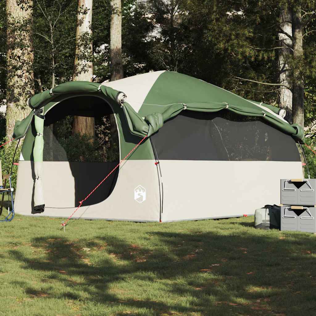 Family Tent Tunnel 6-Person Green Waterproof - Merkel Designers