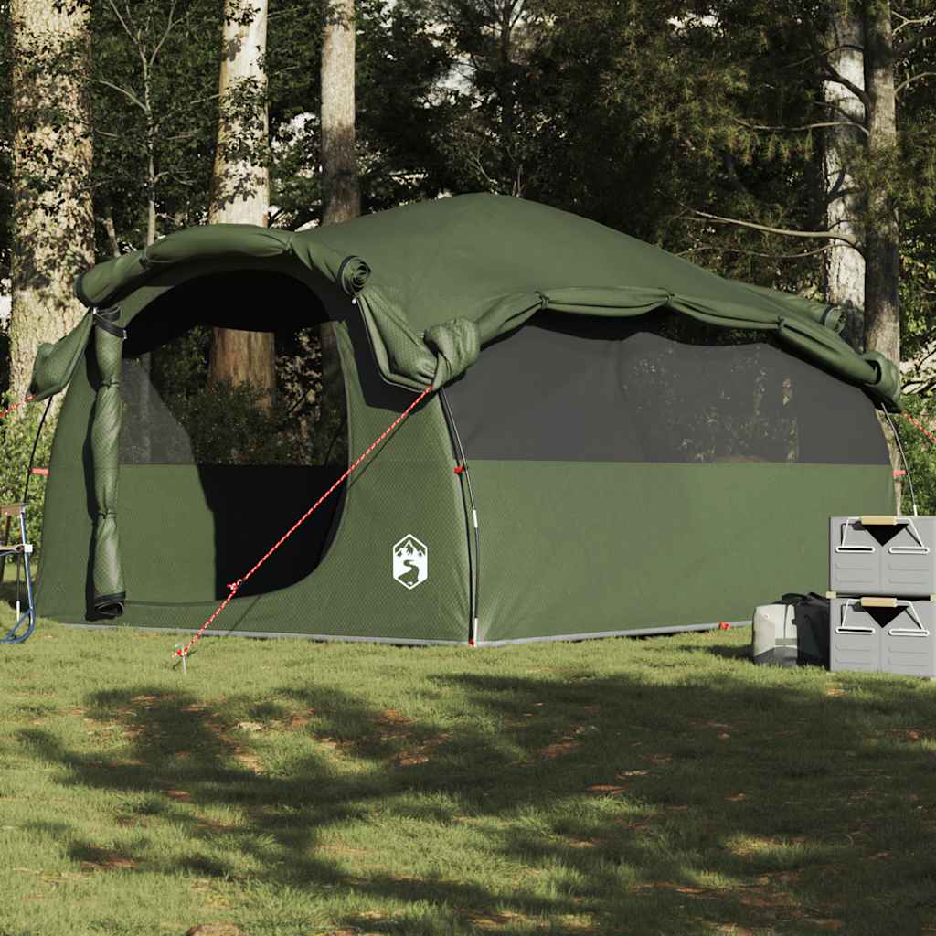 Family Tent Tunnel 6-Person Olive Green Waterproof - Tyrell & Tyrell