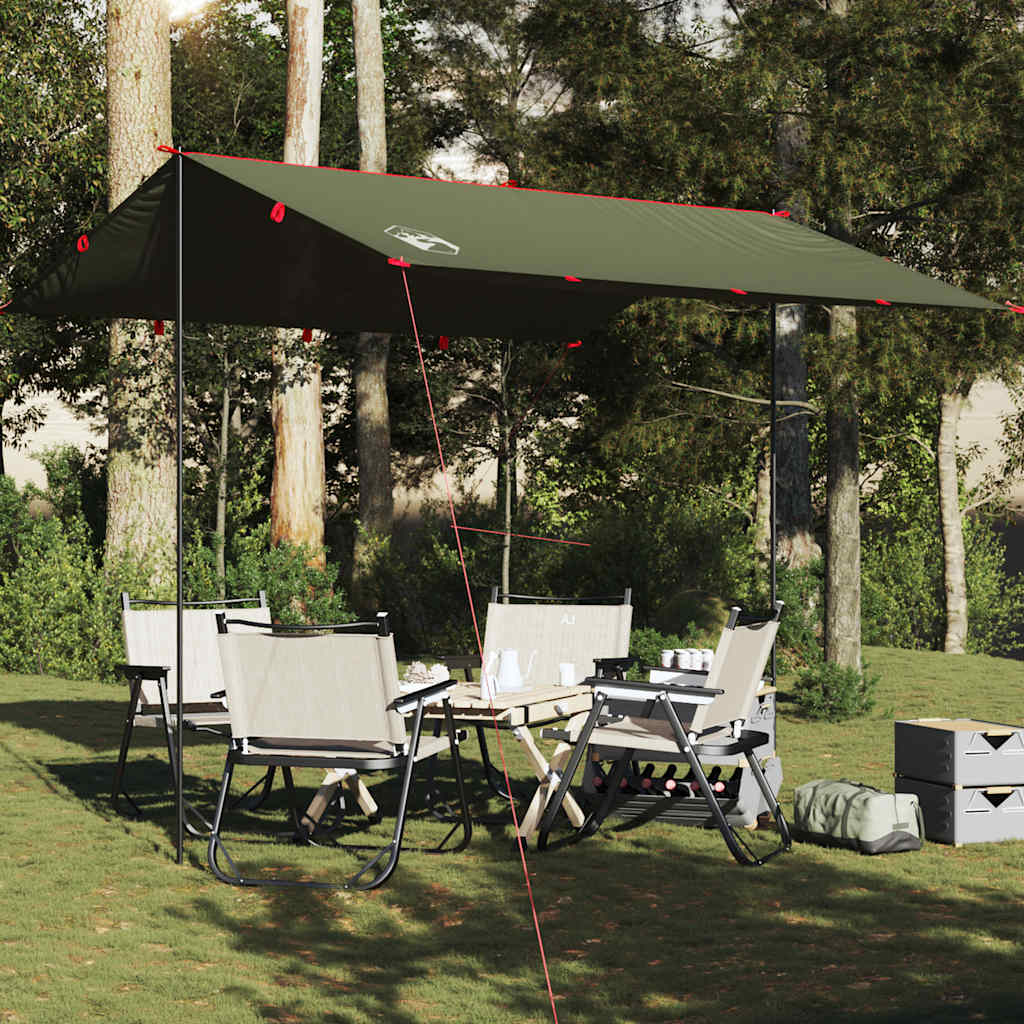 Camping Tarp Olive Green 306x306 cm Waterproof - All Things Good