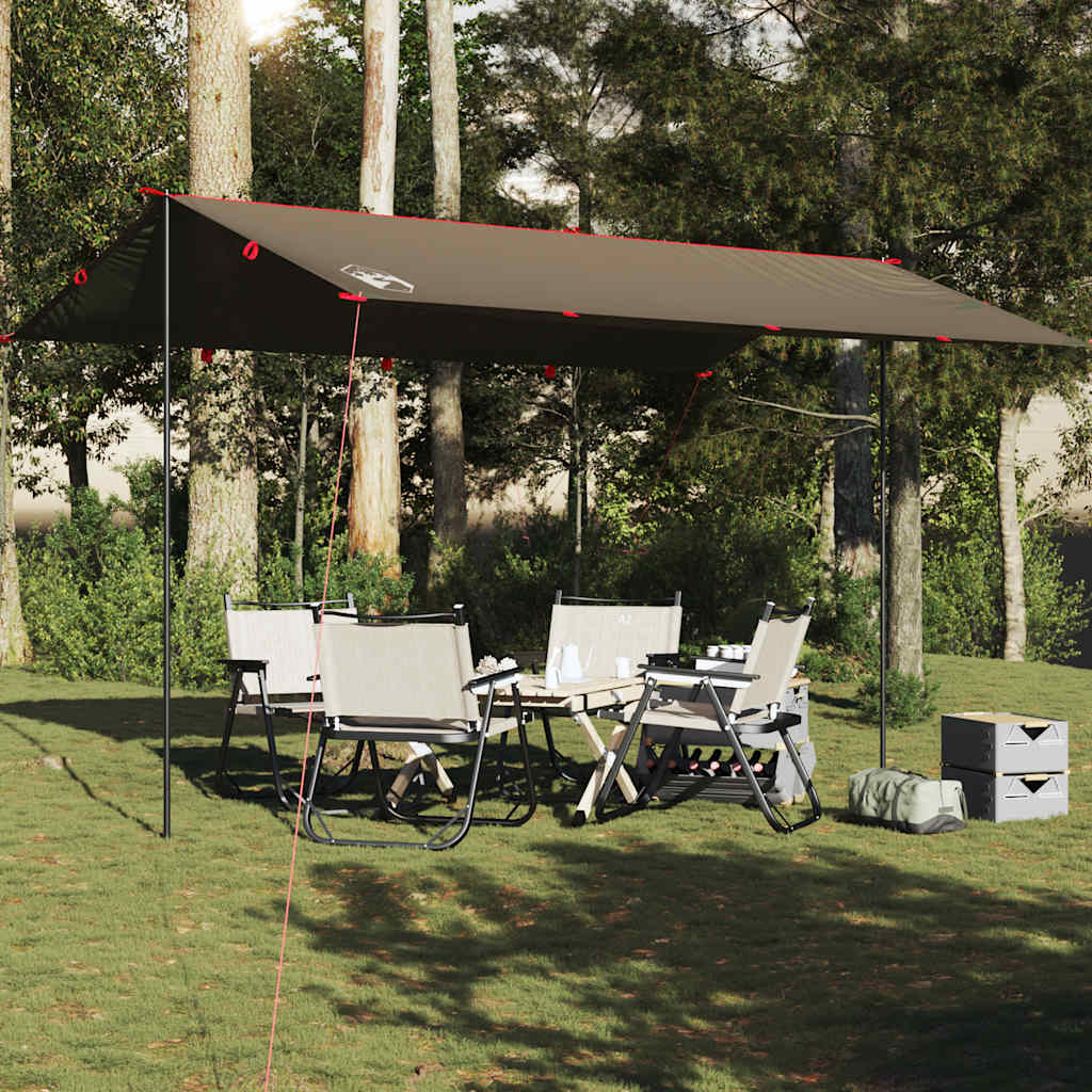 Camping Tarp Brown 506x306 cm Waterproof - Tyrell & Tyrell