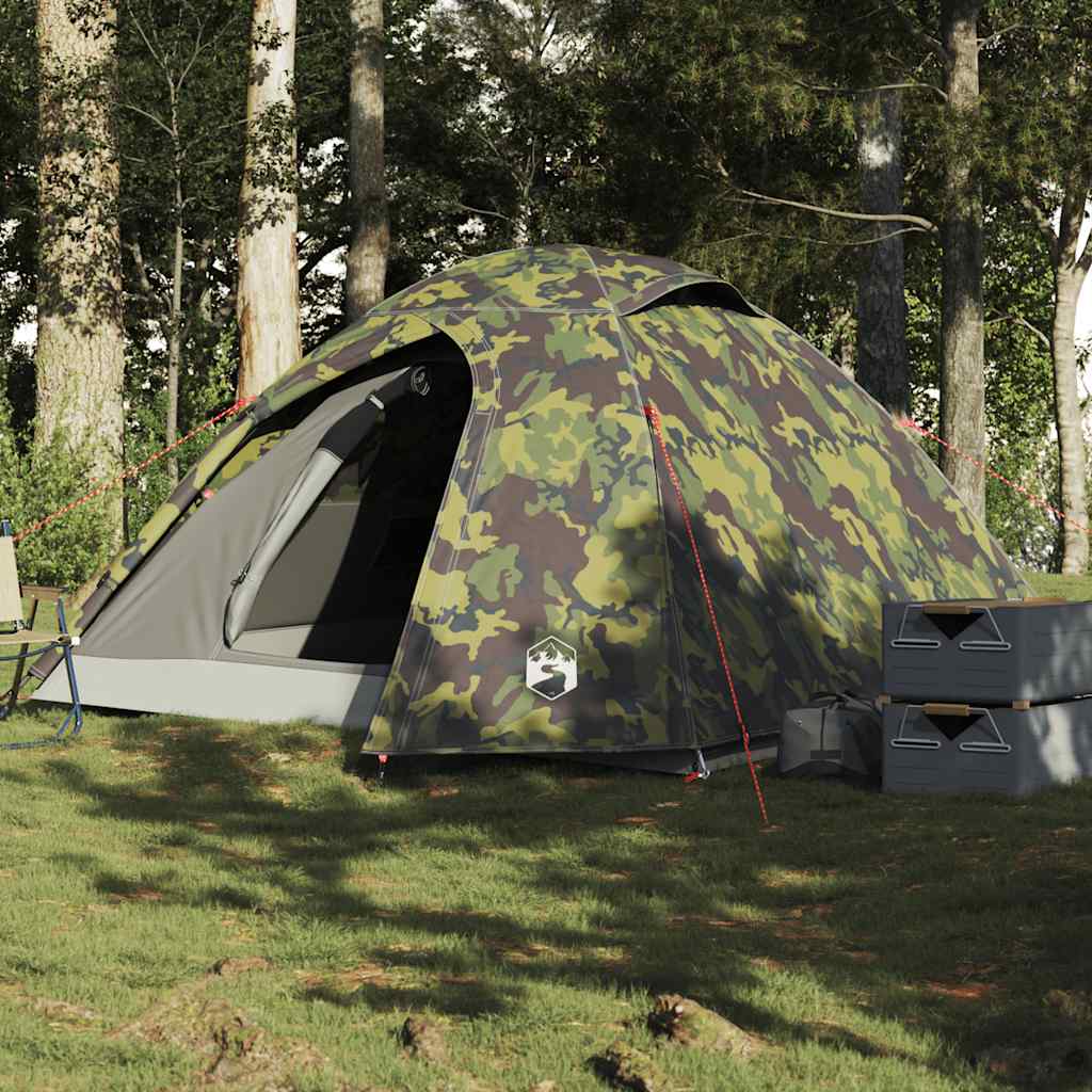 Camping Tent Dome 3-Person Camouflage Waterproof - Brittle & Co