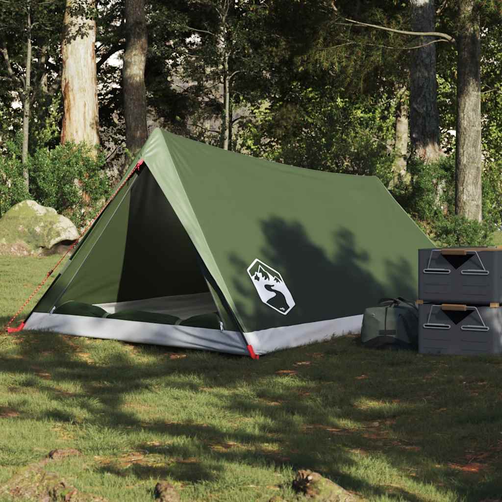 Camping Tent 2-Person Olive Green Waterproof - Tyrell & Tyrell