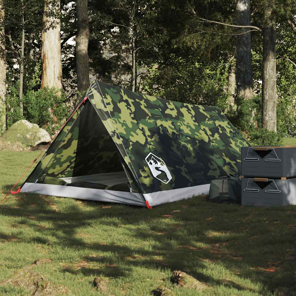 Camping Tent 2-Person Camouflage Waterproof - Merlin Deals