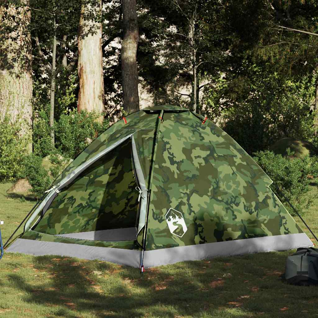 Camping Tent Dome 2-Person Camouflage Waterproof - Sid & Sam