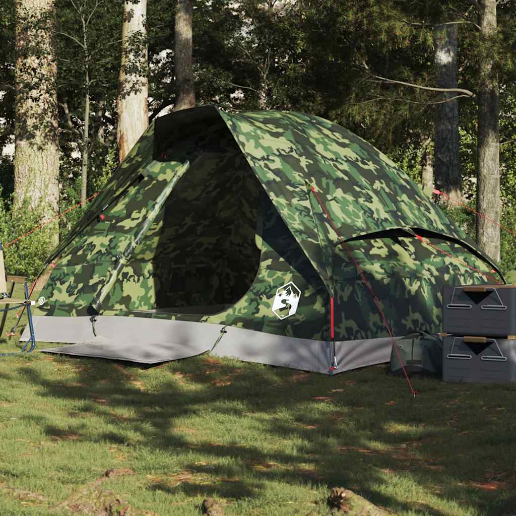 Camping Tent Dome 2-Person Camouflage Waterproof - Brittle & Co