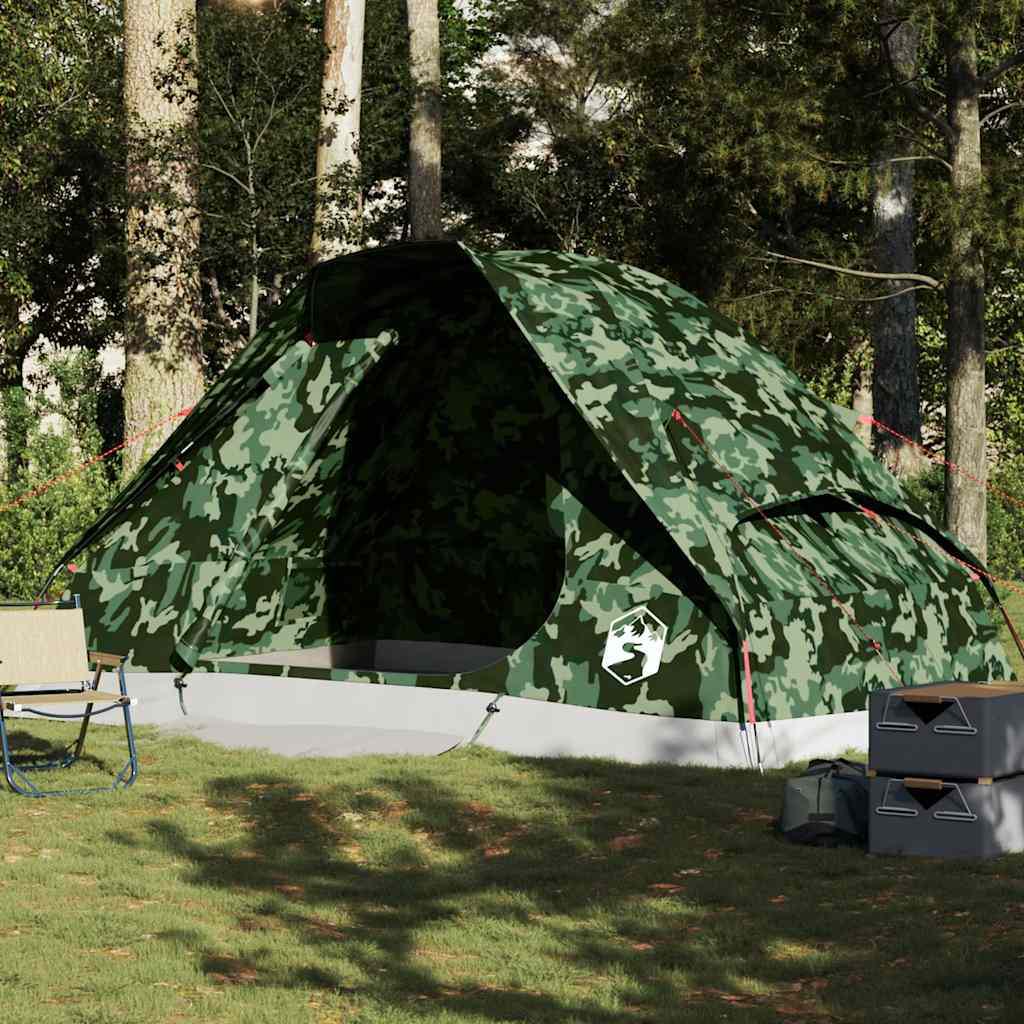 Family Tent Dome 6-Person Camouflage Waterproof - Charlotte Dunes