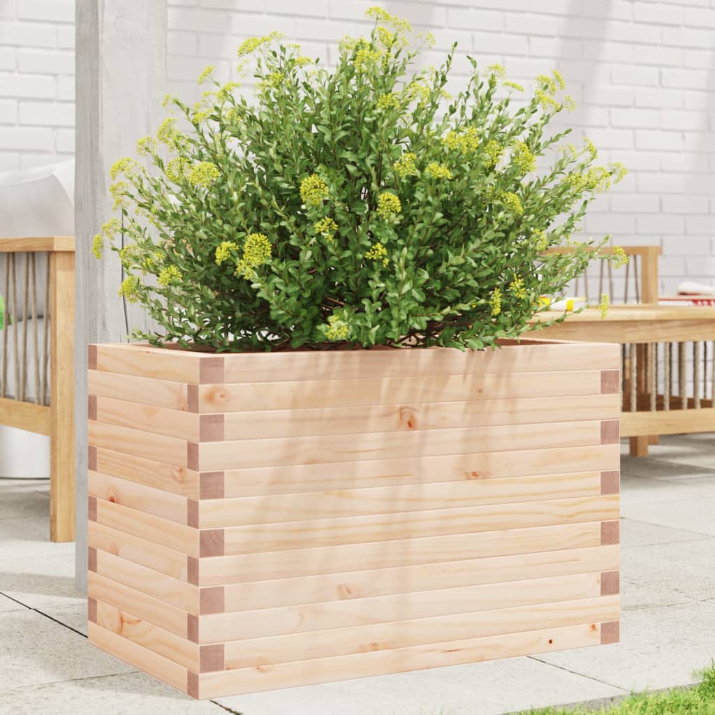 Garden Planter 70x40x45.5 cm Solid Wood Pine - Design Hut