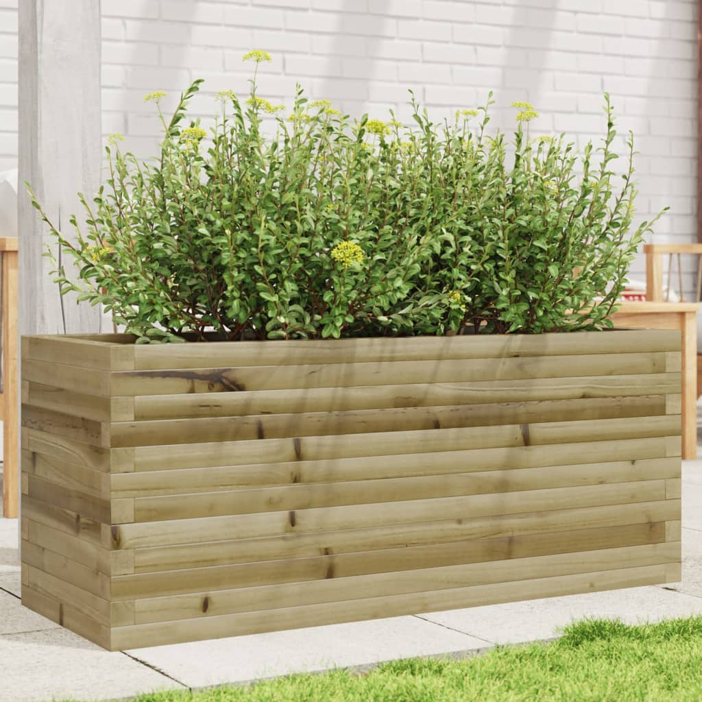 Garden Planter 110x40x45.5 cm Impregnated Wood Pine - Design Hut