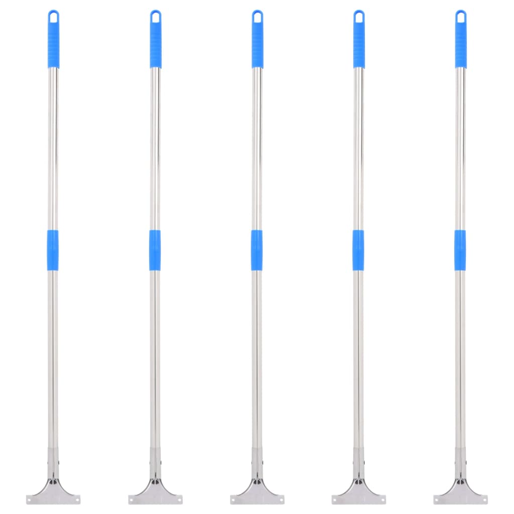 Floor Squeegee Handles 5 pcs 119.5 cm Steel and Plastic - Merkel Designers