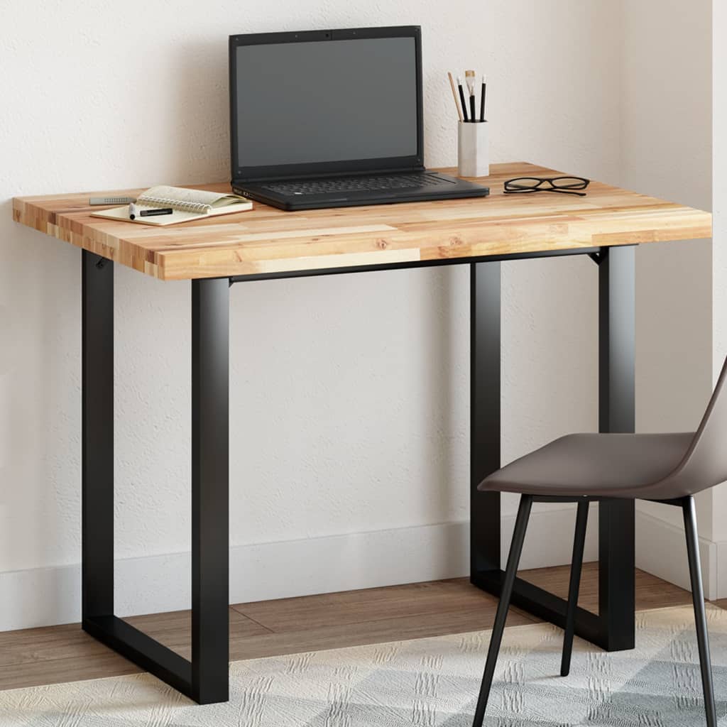 Table Top Rectangular 80x70x4 cm Solid Wood Acacia - Merkel Designers