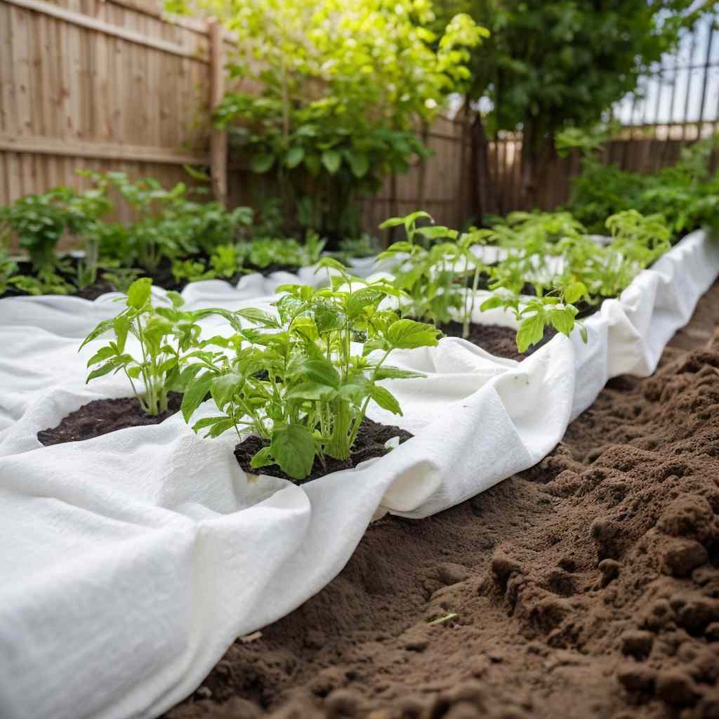 MOSRIDG Geotextile Membrane 1x50 m Polyester Fibre - White - Charlotte Dunes